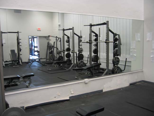 gym mirrors